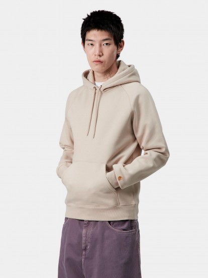 Camisola com Capuz Carhartt WIP Chase Bege