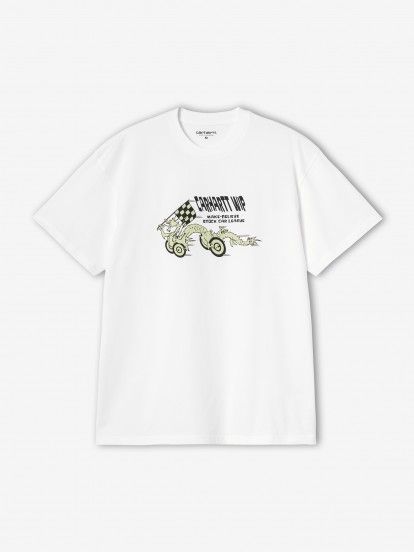 T-shirt Carhartt WIP Make Believe League Branca