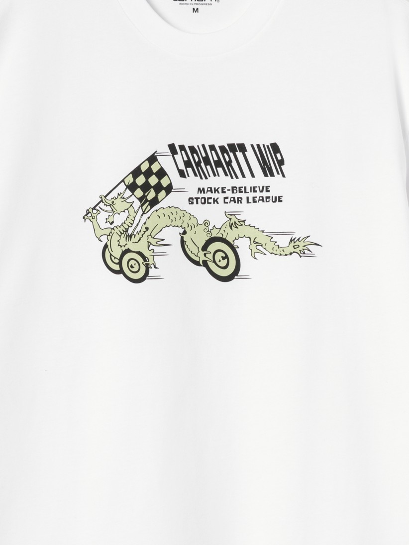 T-shirt Carhartt WIP Make Believe League Branca