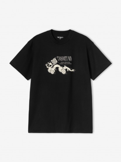 Camiseta Carhartt WIP Make Believe League Negra