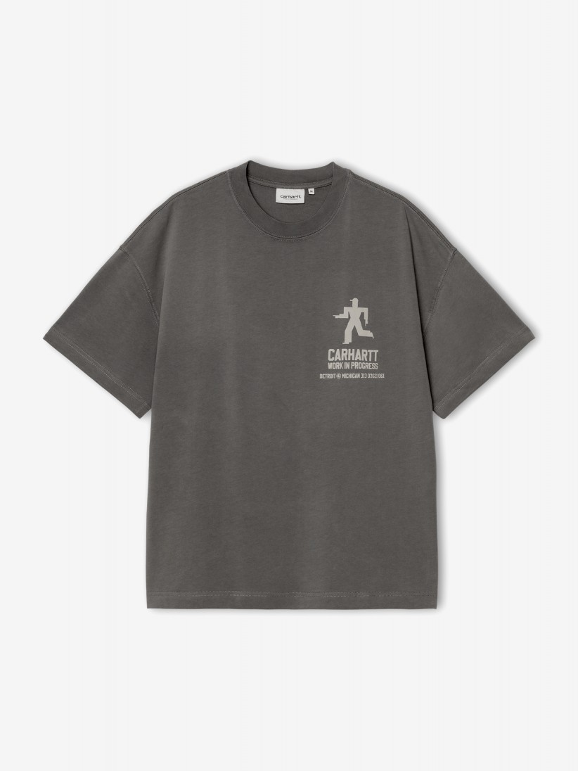 T-shirt Carhartt WIP Distance Cinzenta