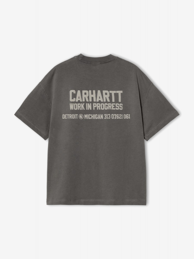 T-shirt Carhartt WIP Distance Cinzenta