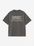 T-shirt Carhartt WIP Distance Cinzenta