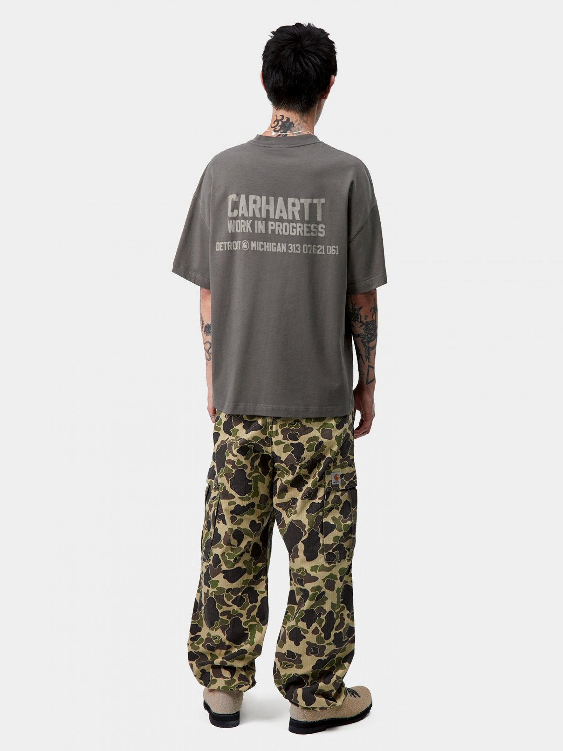 Camiseta Carhartt WIP Distance Gris