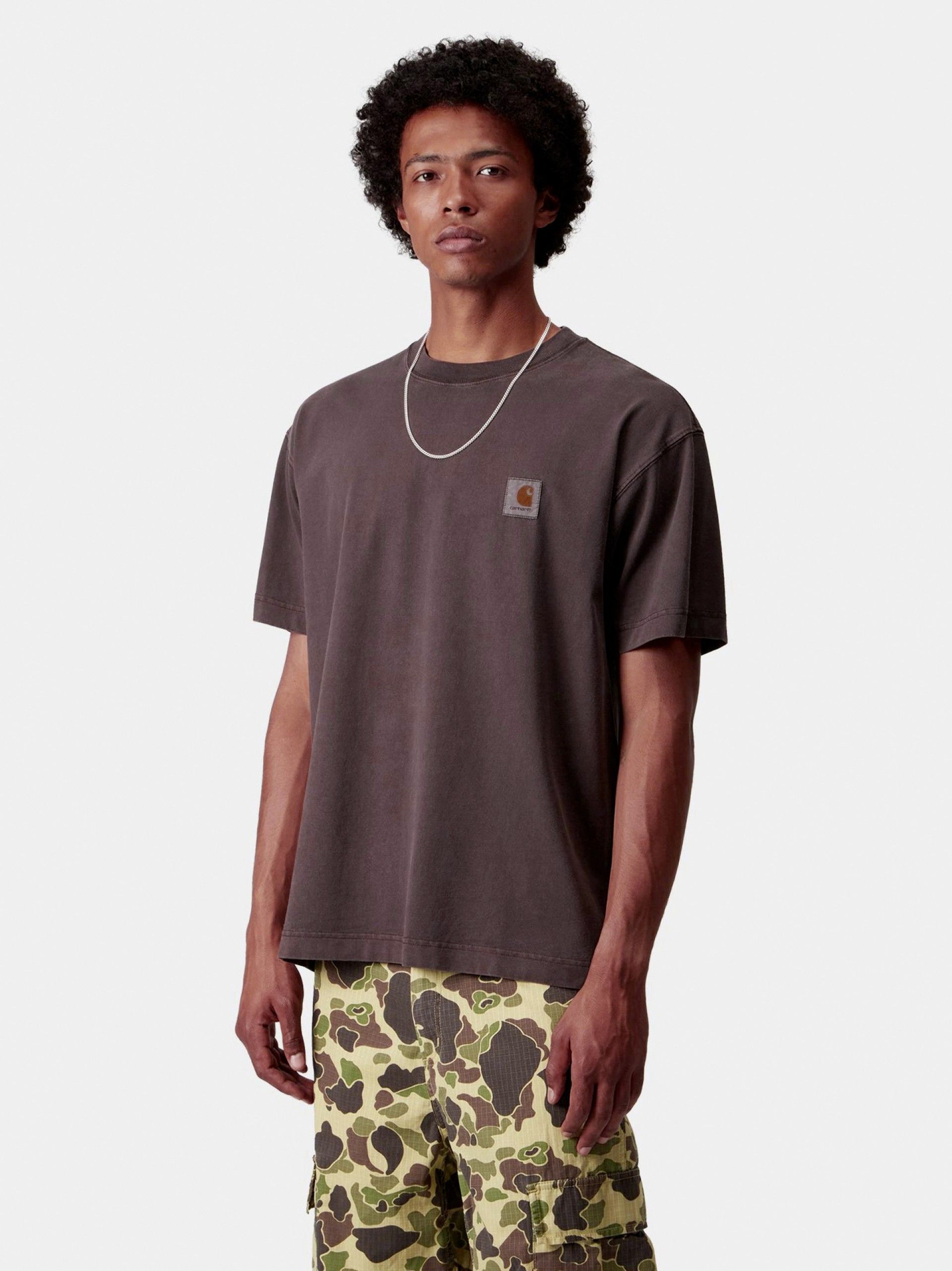 T-shirt Carhartt WIP Vista Castanha