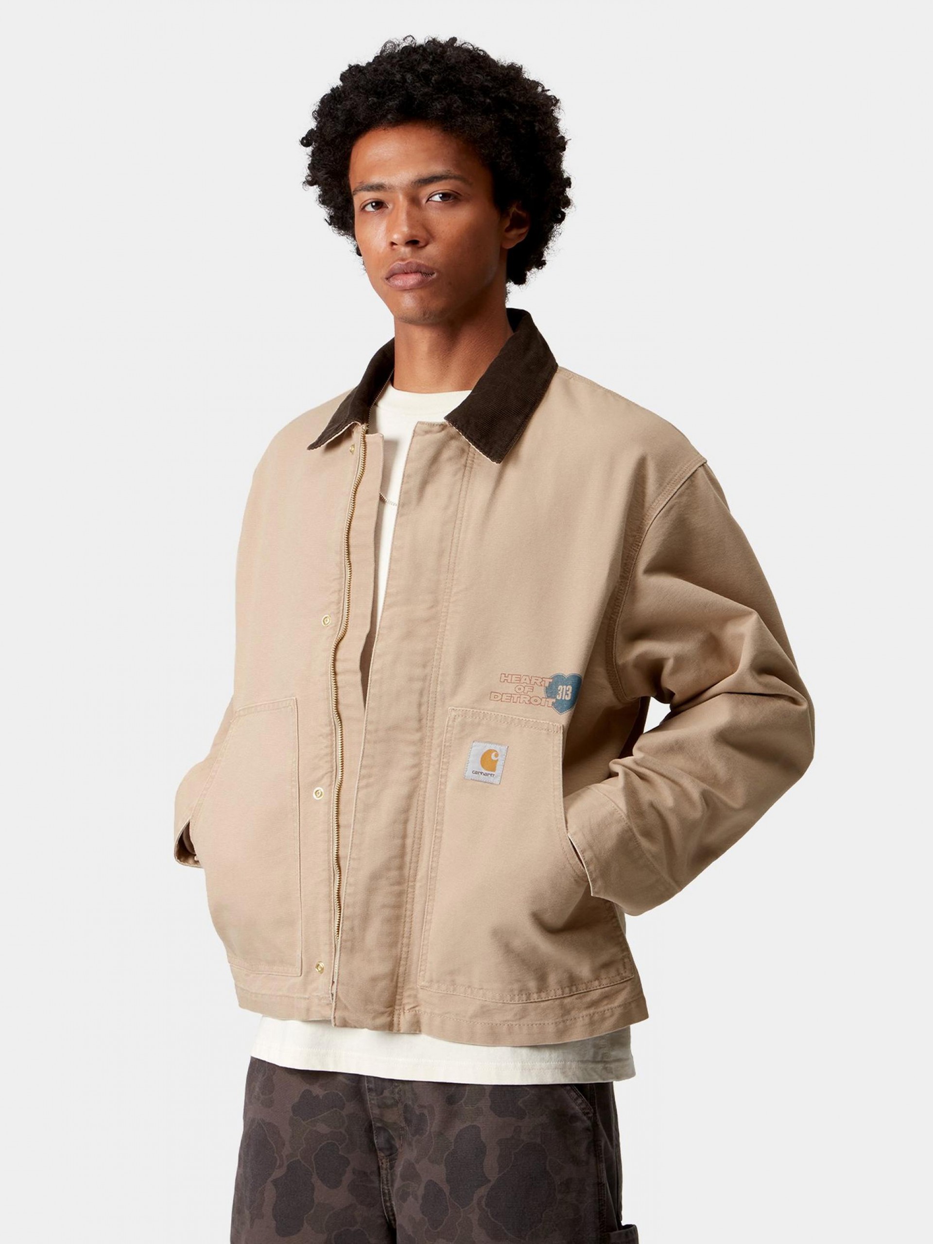 Casaco Carhartt WIP OG Arcan Graphic Bege