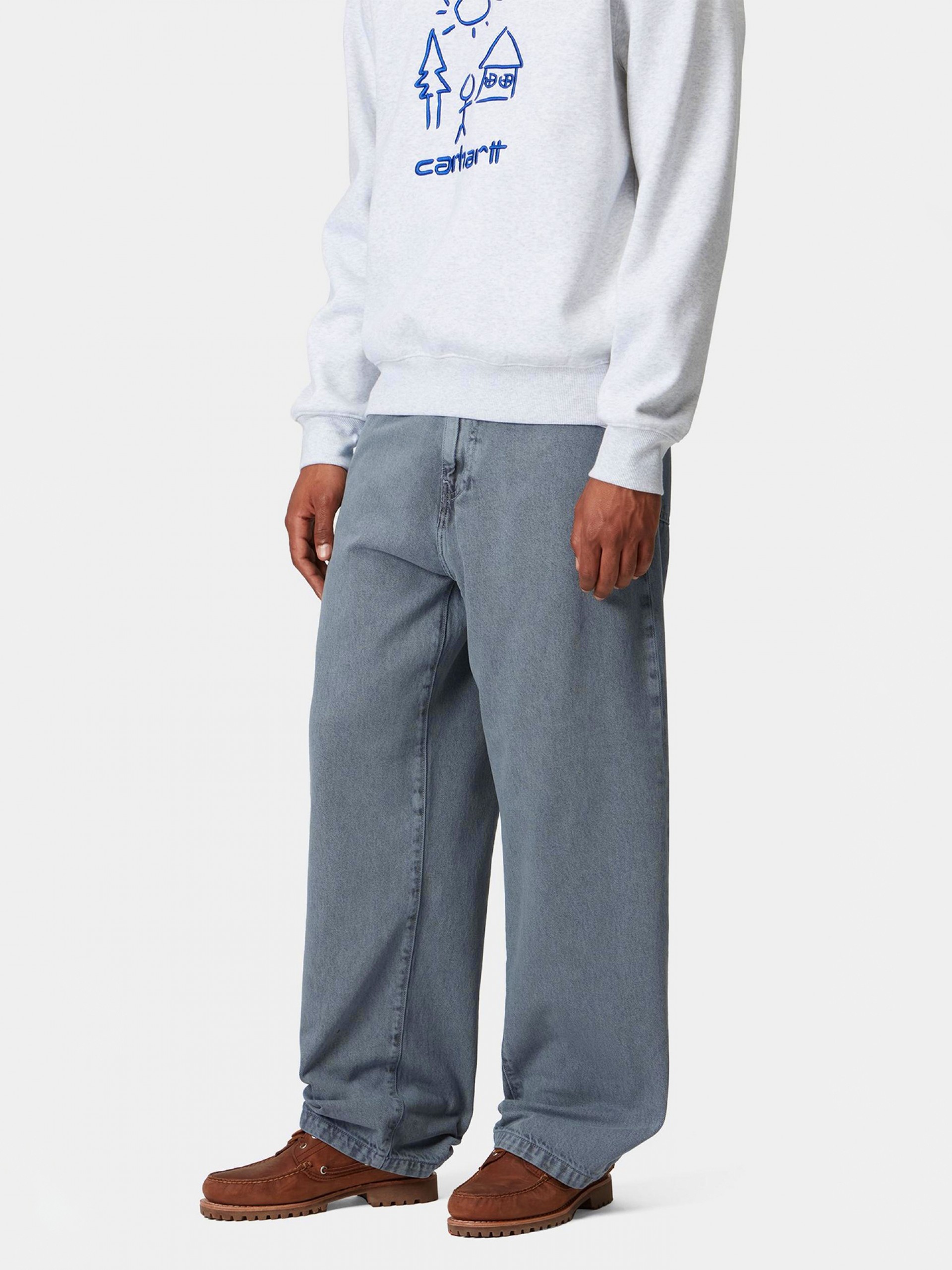 Calças de Ganga Carhartt WIP Landon Azuis