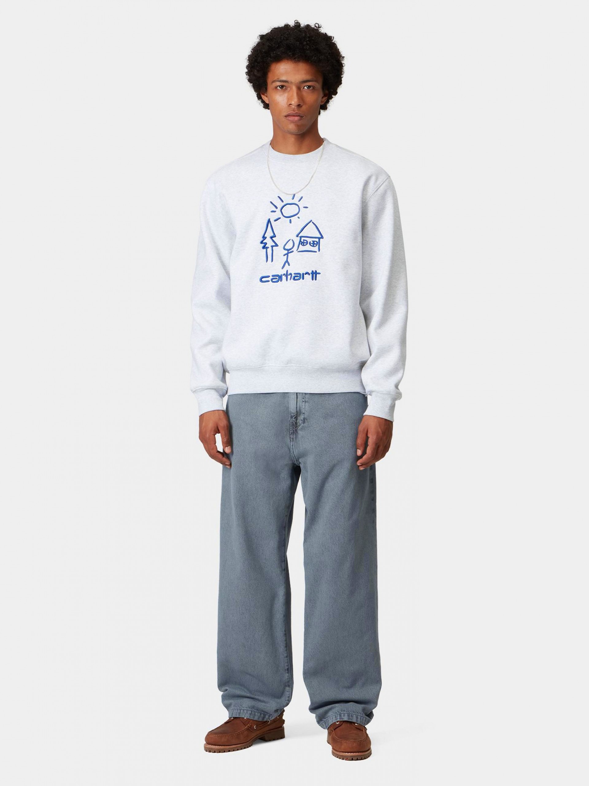 Calças de Ganga Carhartt WIP Landon Azuis