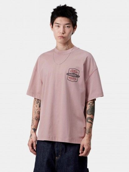 T-shirt Carhartt WIP Networks Rosa