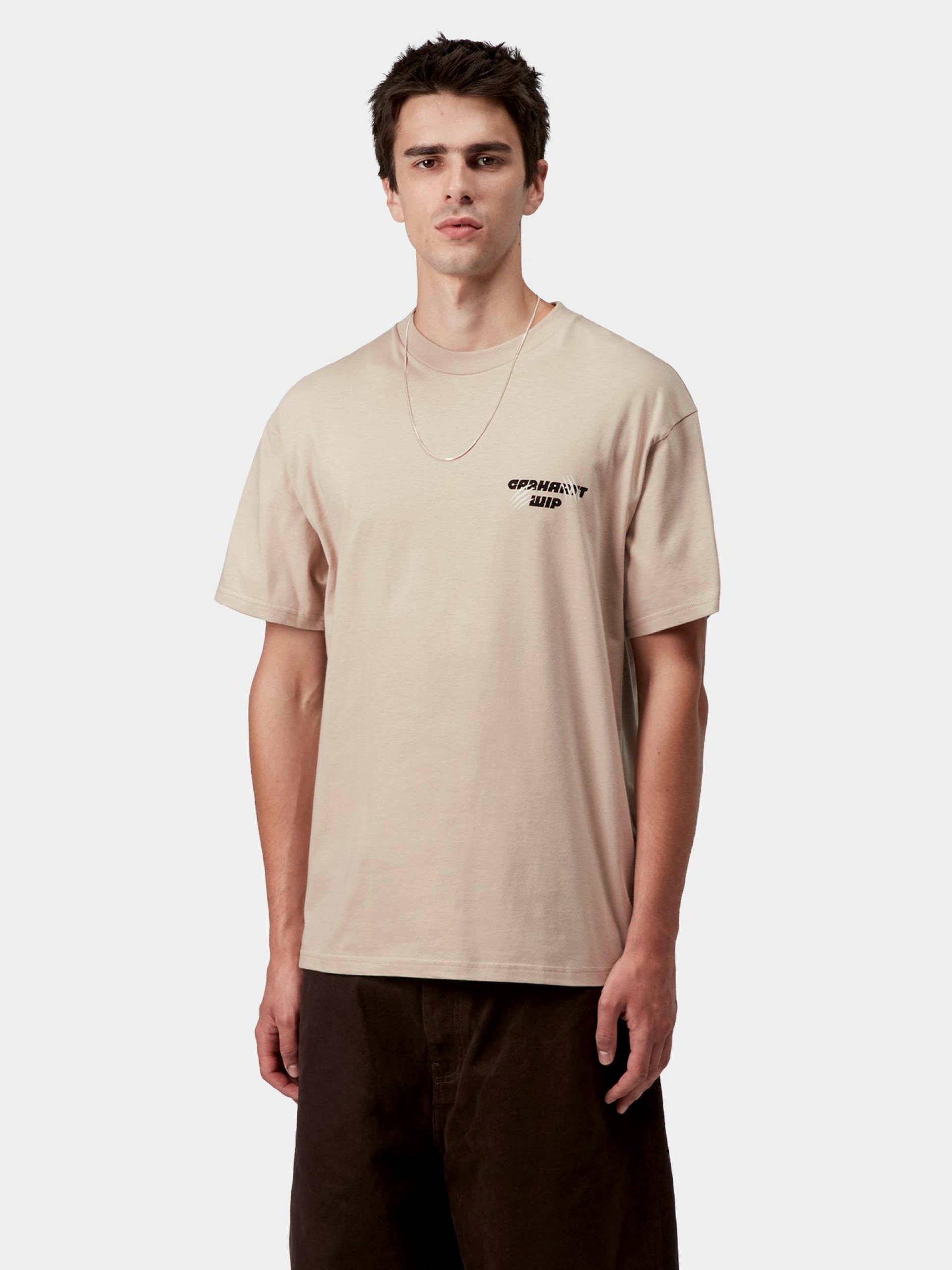 T-shirt Carhartt WIP Wiptopia Bege