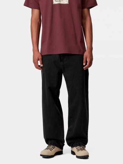 Calas de Ganga Carhartt WIP Brandon Pretas