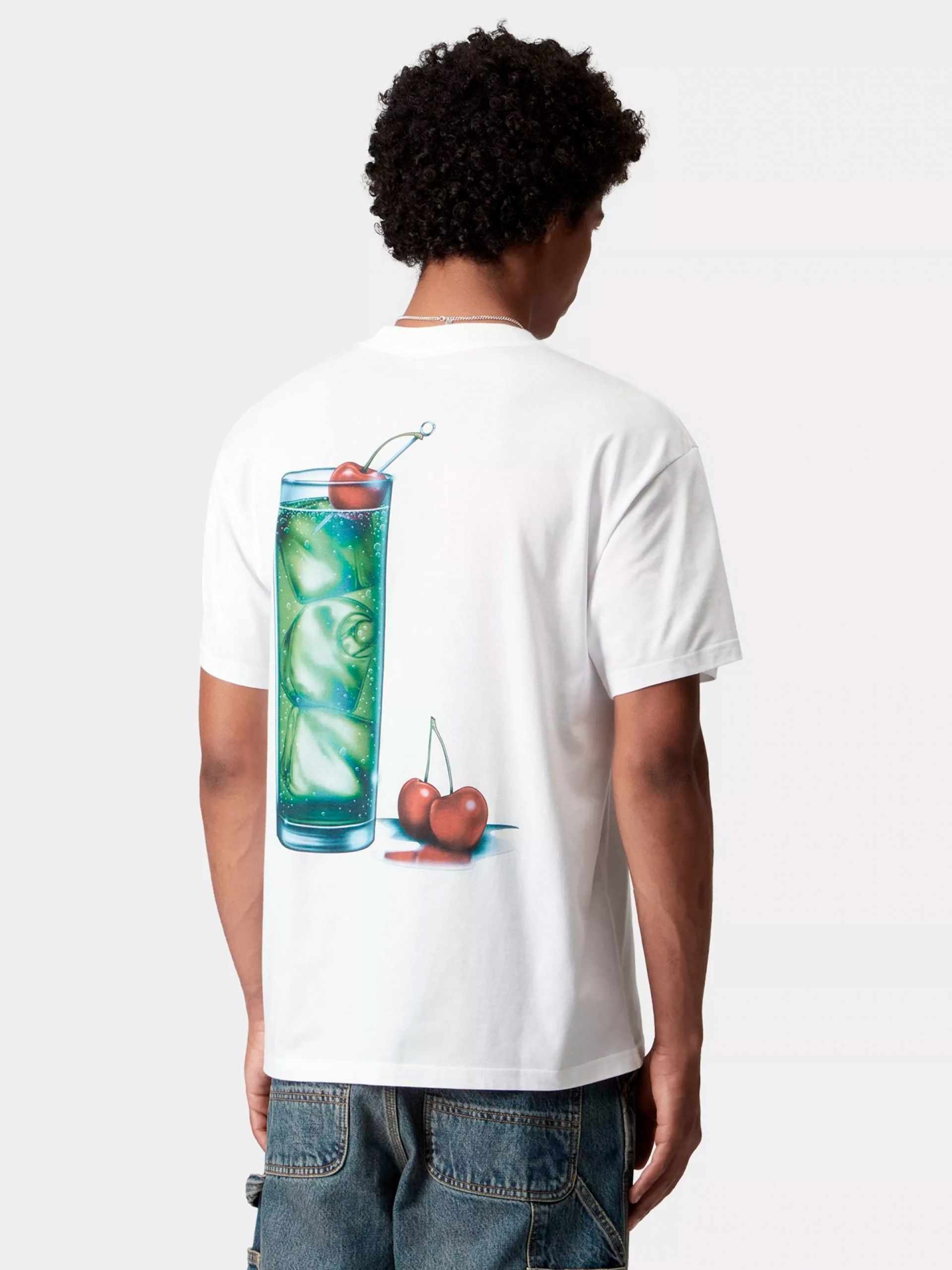 T-shirt Carhartt WIP Jake Garcia Branca