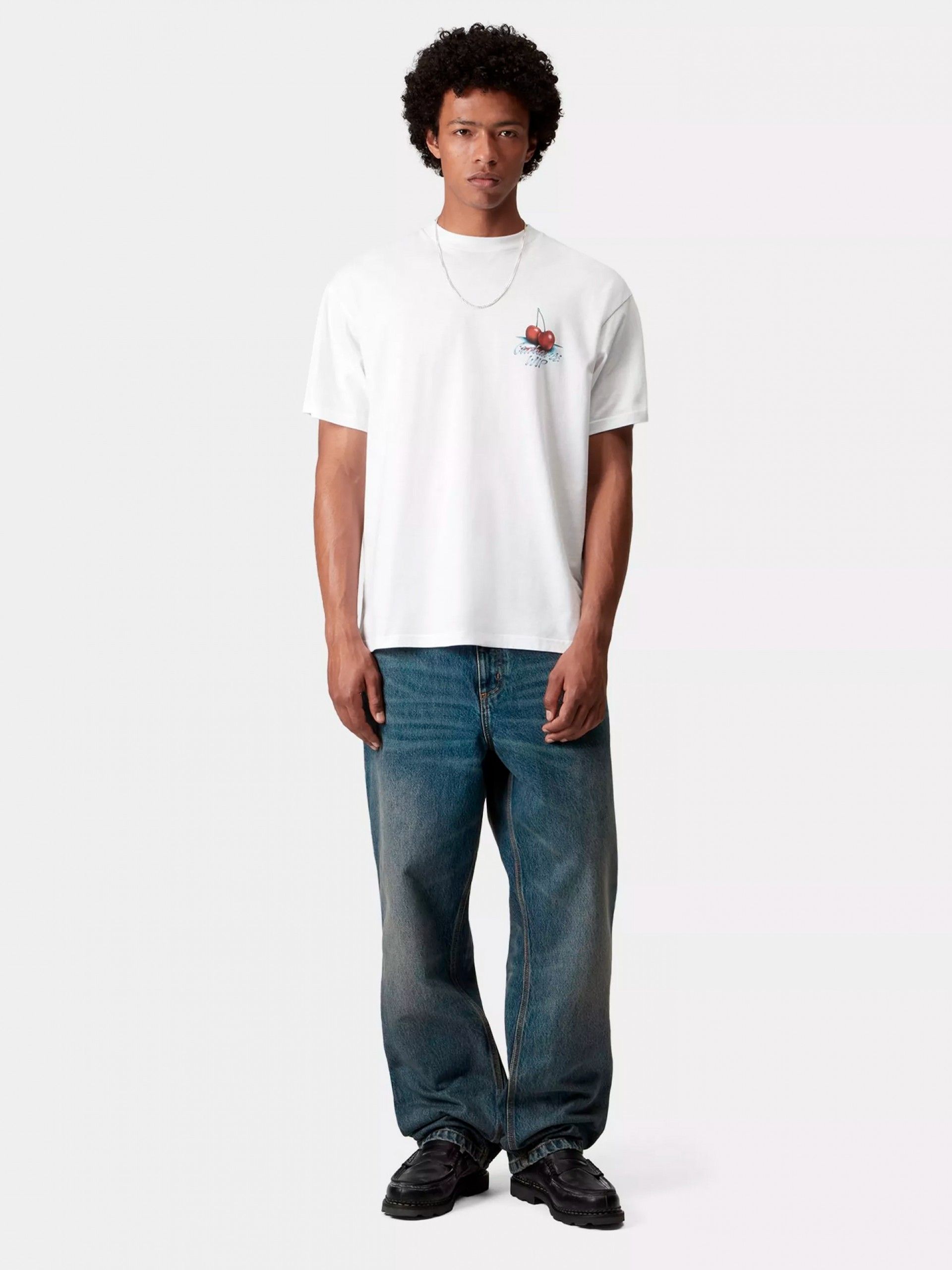 T-shirt Carhartt WIP Jake Garcia Branca