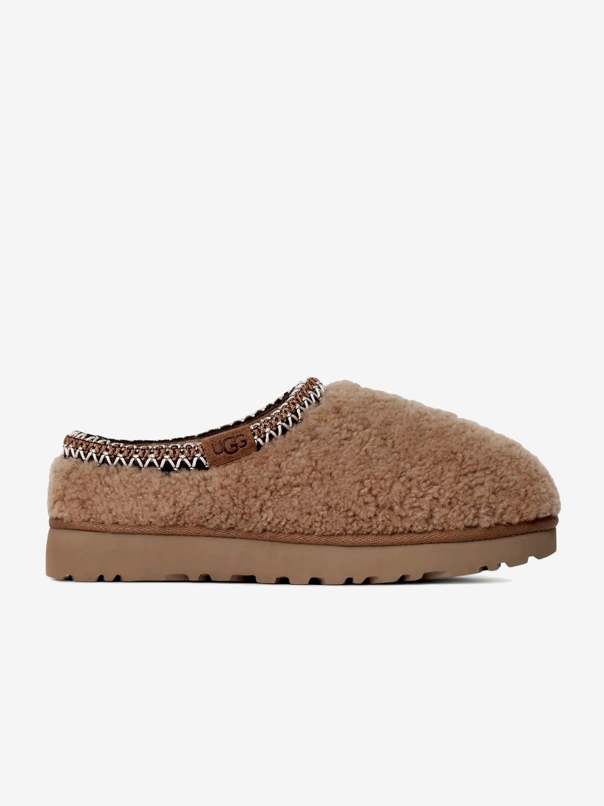 Pantufas Ugg Tasman Maxi Curly Camel Para Mulher