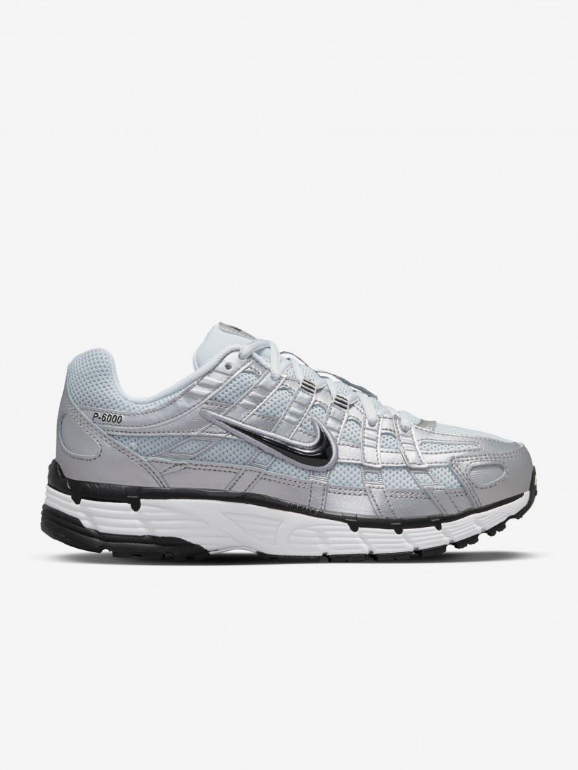 Sapatilhas Nike P-6000 Prateadas Para Mulher