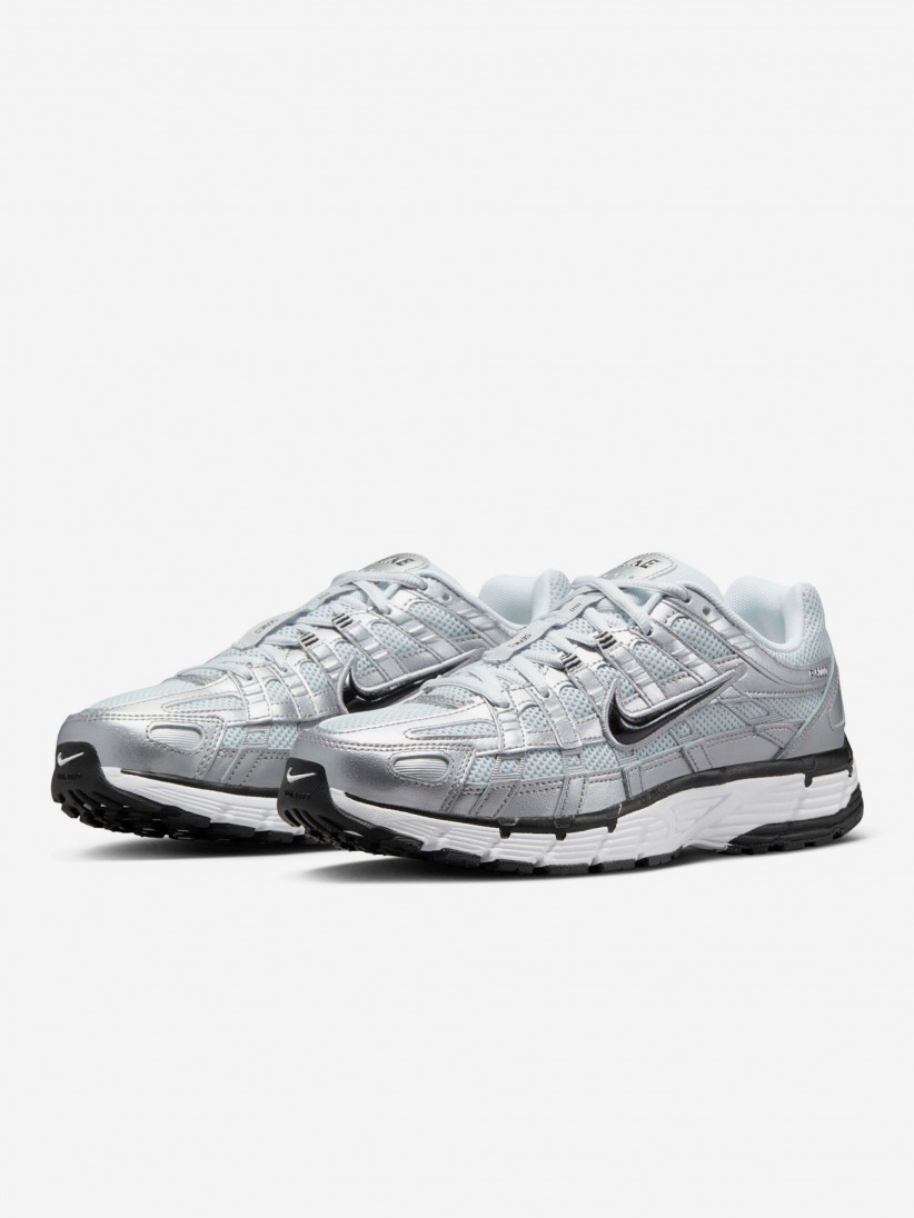 Sapatilhas Nike P-6000 Prateadas Para Mulher