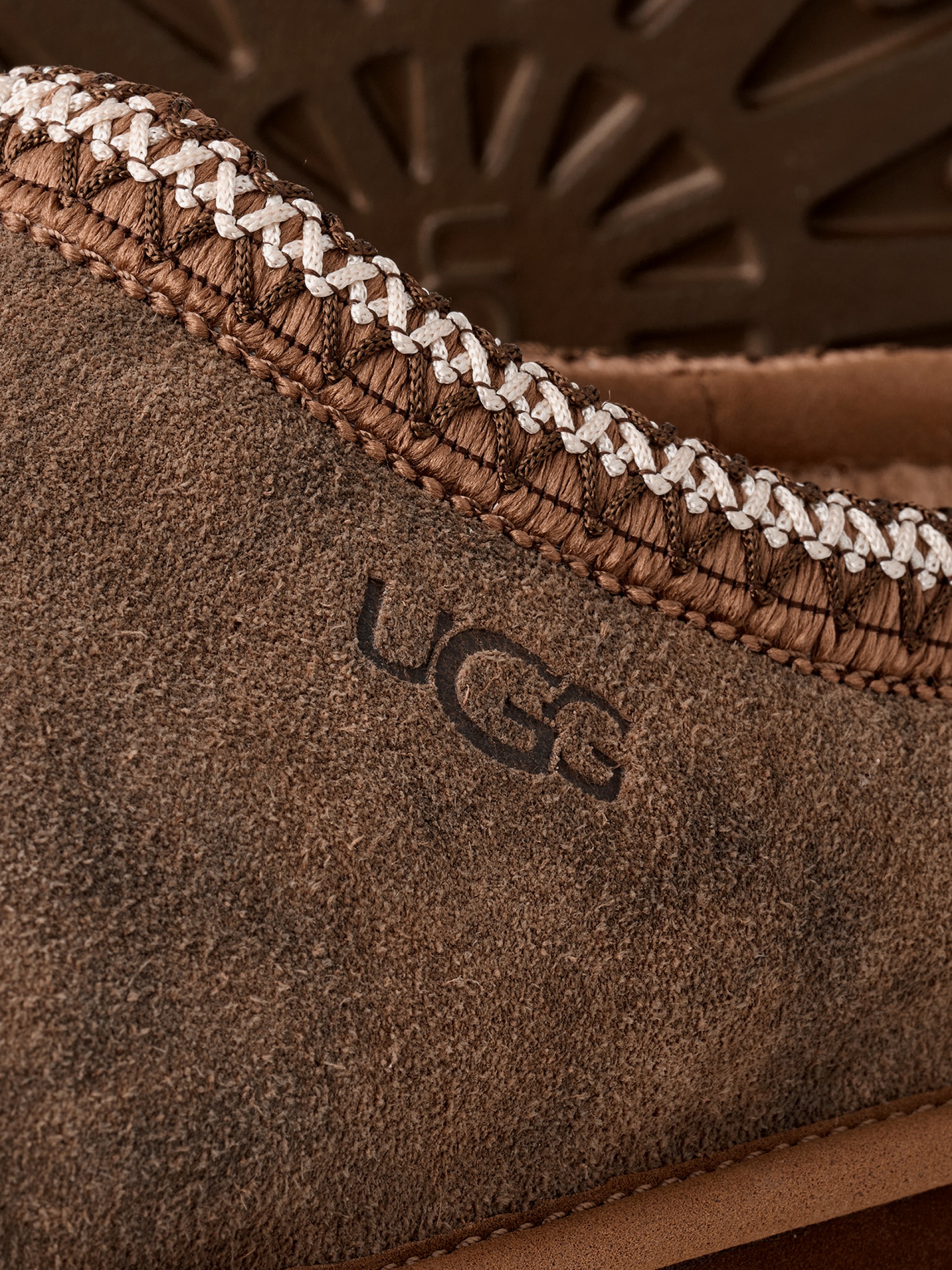 Pantuflas Ugg Tasman Baxter Marrones Para Hombre