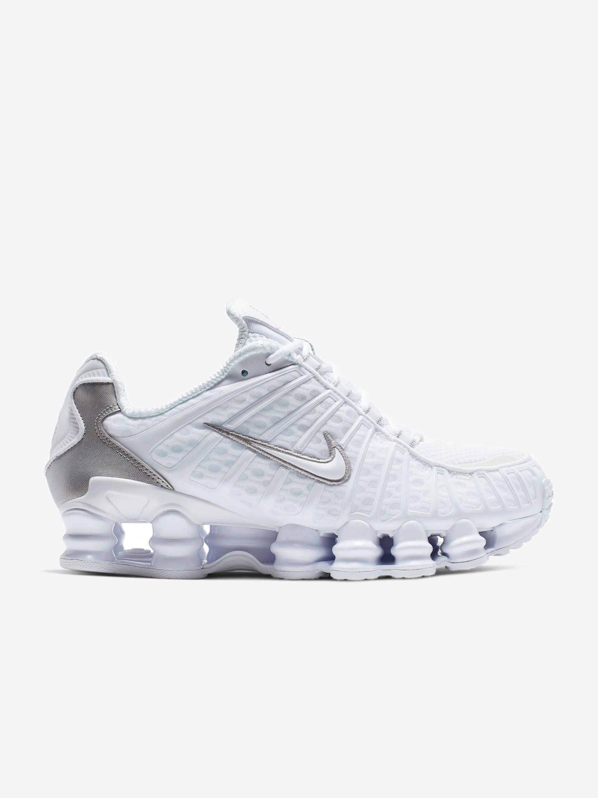 Sapatilhas Nike Shox TL Brancas Para Mulher