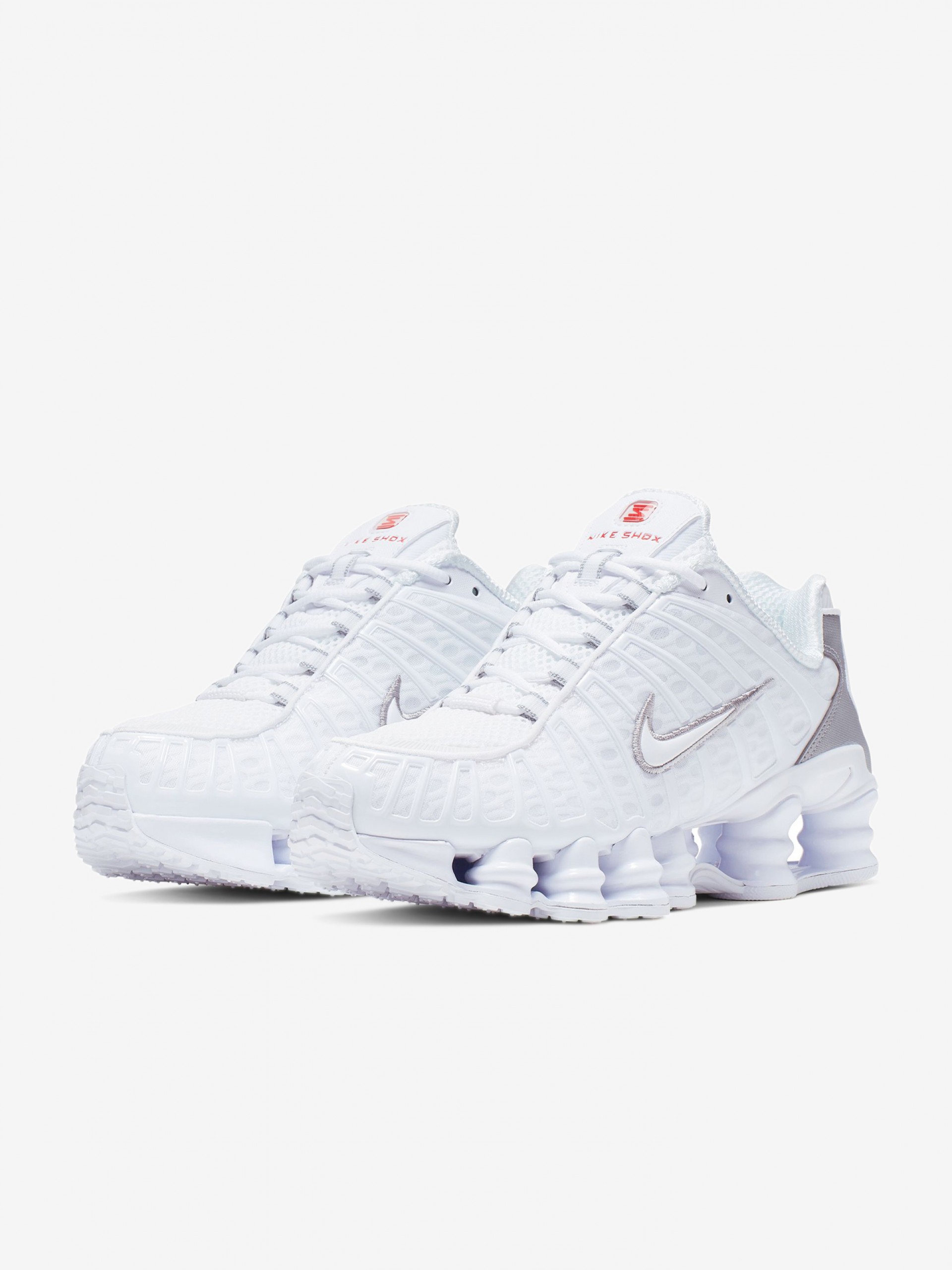 Sapatilhas Nike Shox TL Brancas Para Mulher