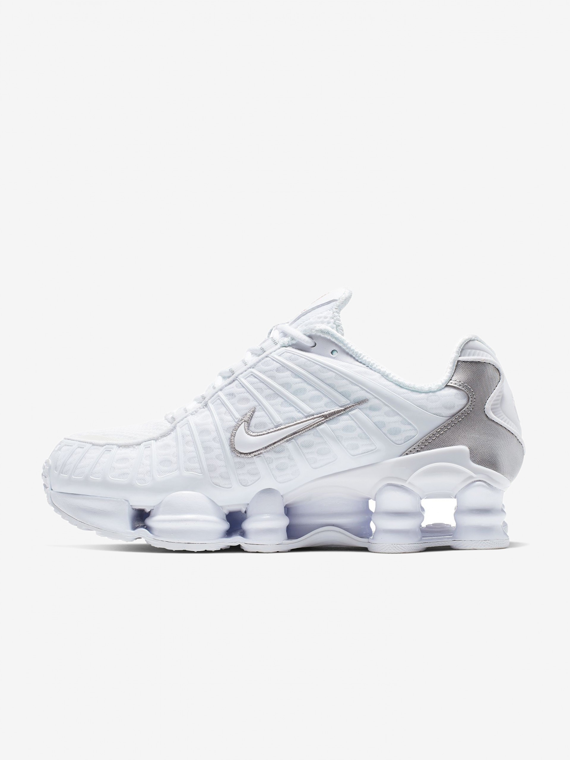 Sapatilhas Nike Shox TL Brancas Para Mulher