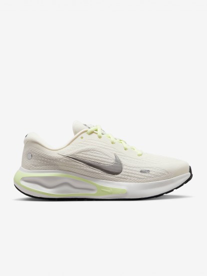 Sapatilhas de Running Nike Journey Run Road Bege e Verdes Para Mulher