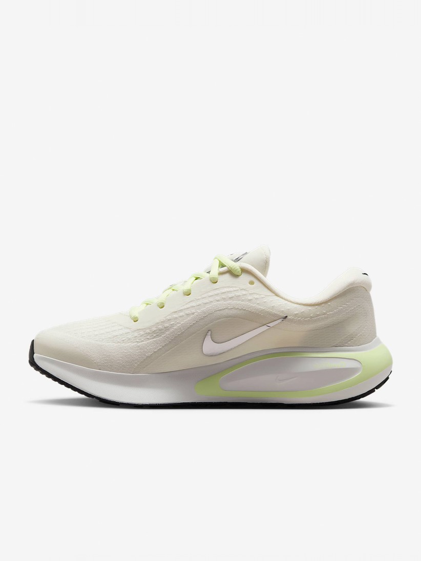 Sapatilhas de Running Nike Journey Run Road Bege e Verdes Para Mulher