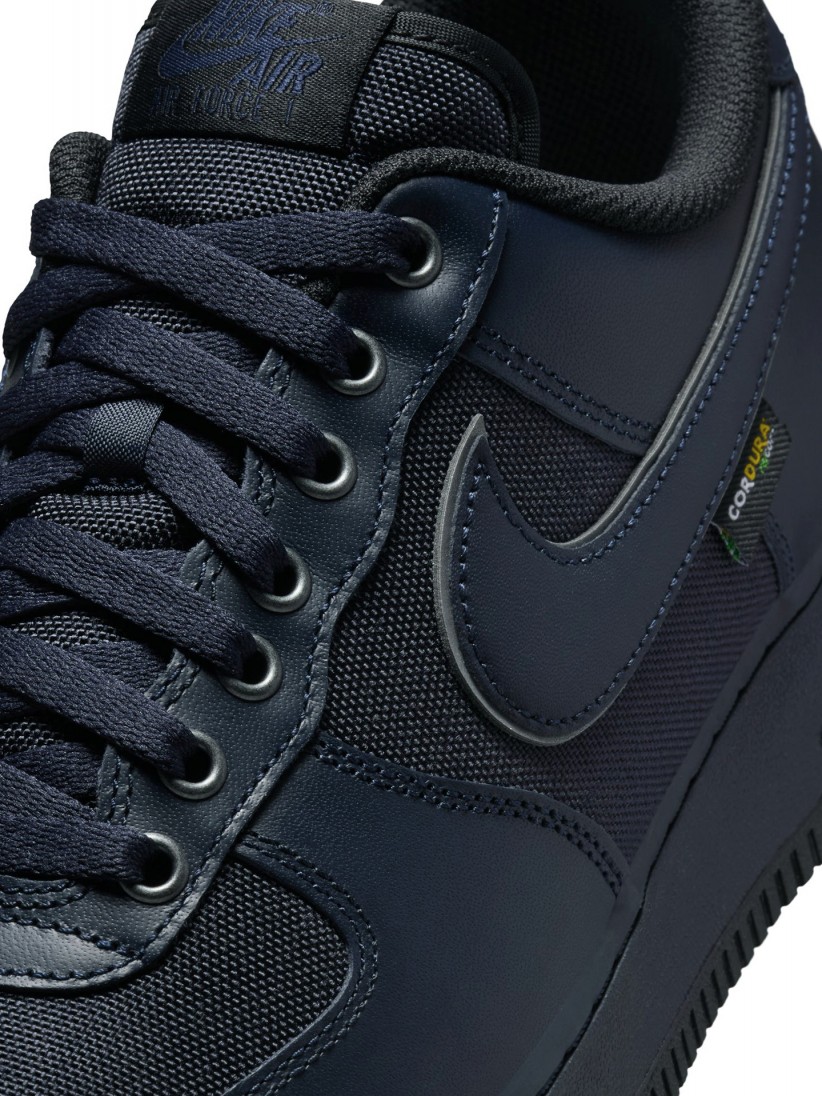 Zapatillas Nike Air Force 1 07 LV8 Cordura Azules Para Hombre