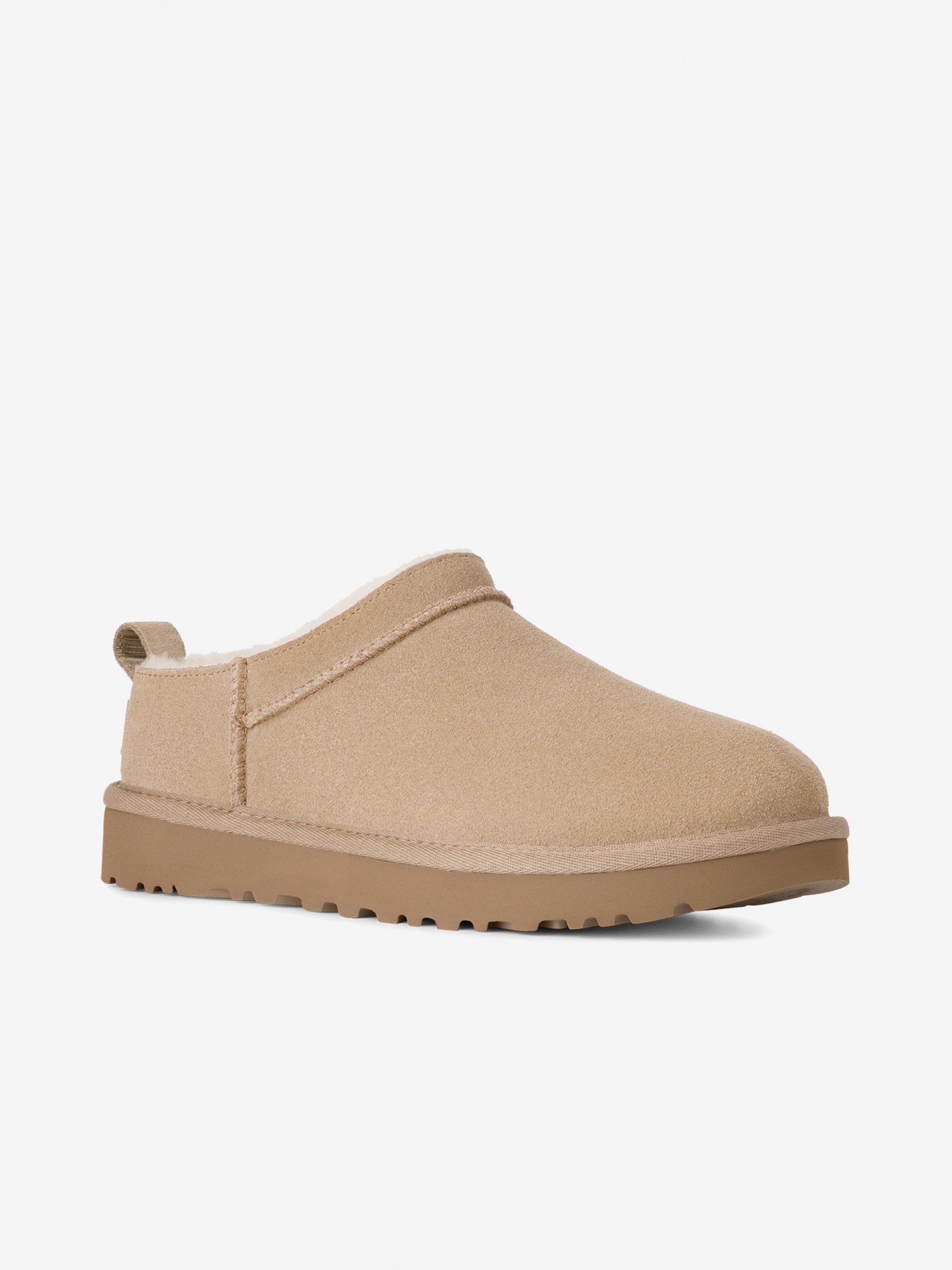 Pantuflas Ugg Classic Micro Beige Para Mujer