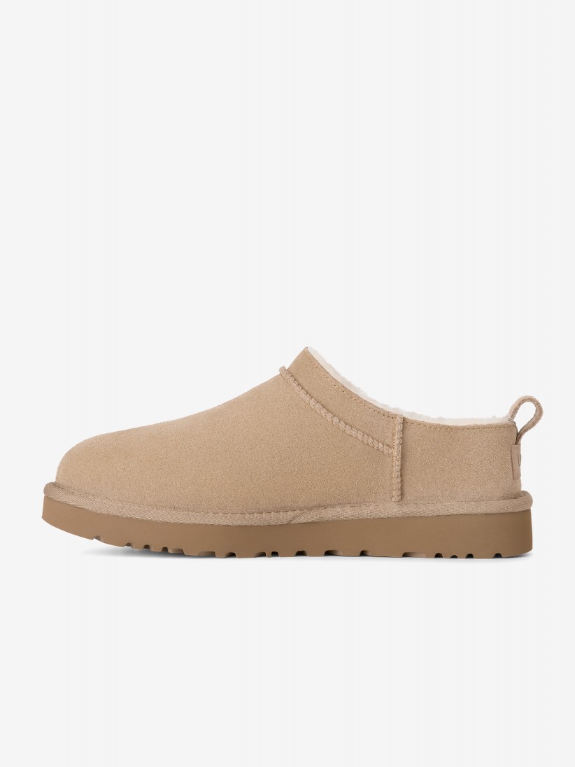 Pantuflas Ugg Classic Micro Beige Para Mujer