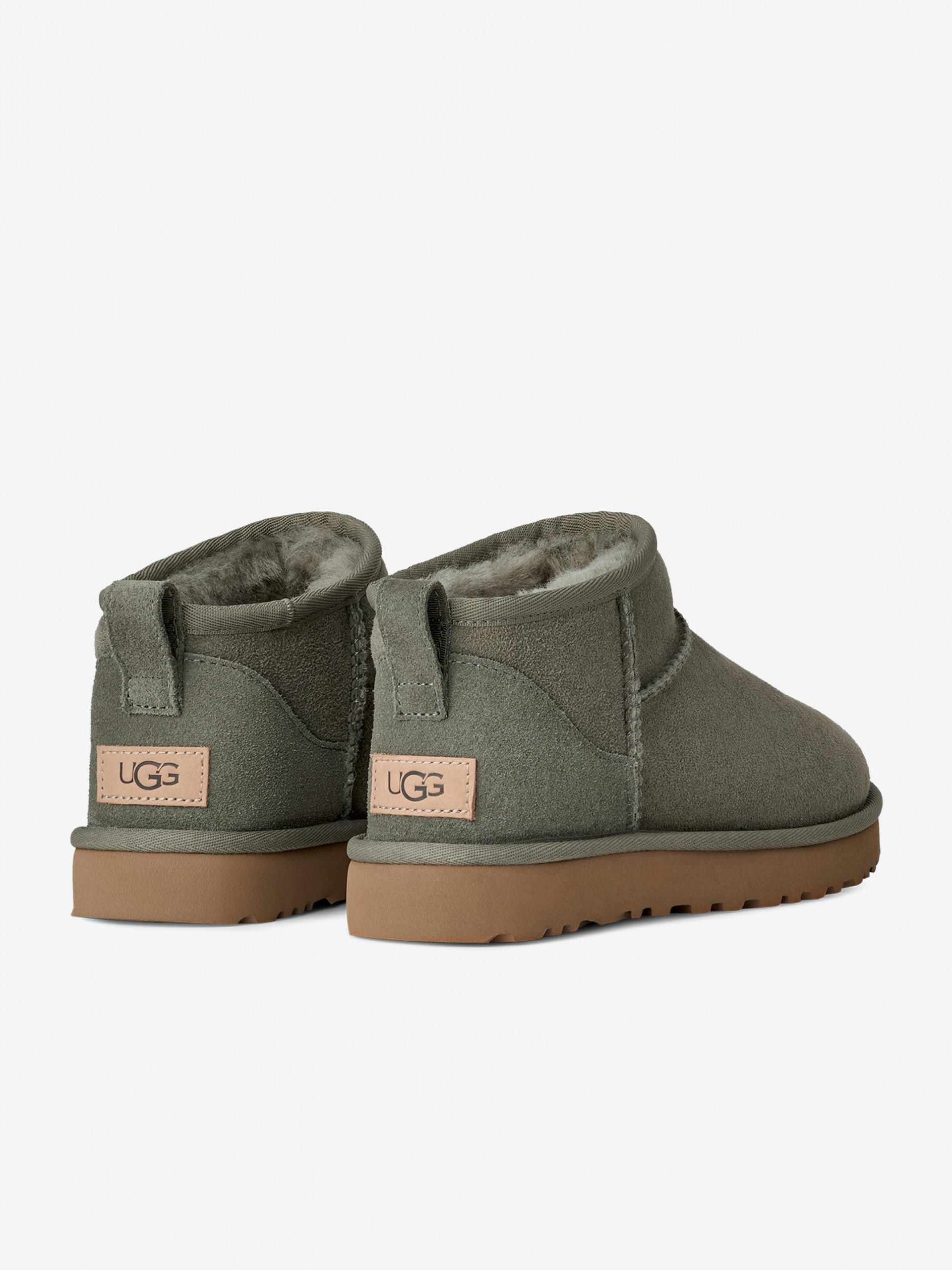 Botas Ugg Classic Ultra Mini Verdes Para Mulher