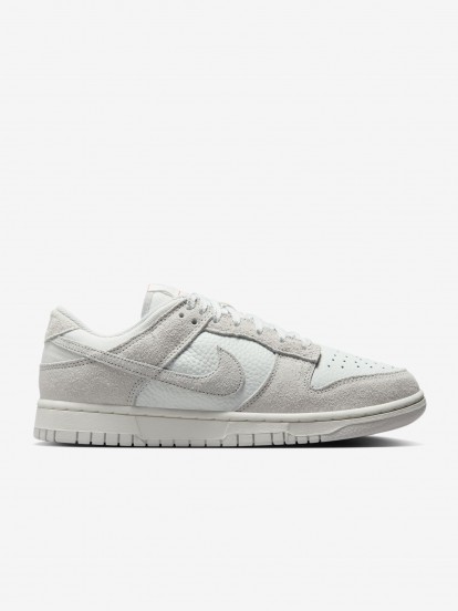 Sapatilhas Nike Dunk Low Cinzentas Em Pele e Camura Para Mulher