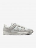Sapatilhas Nike Dunk Low Cinzentas Em Pele e Camura Para Mulher