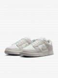Sapatilhas Nike Dunk Low Cinzentas Em Pele e Camura Para Mulher
