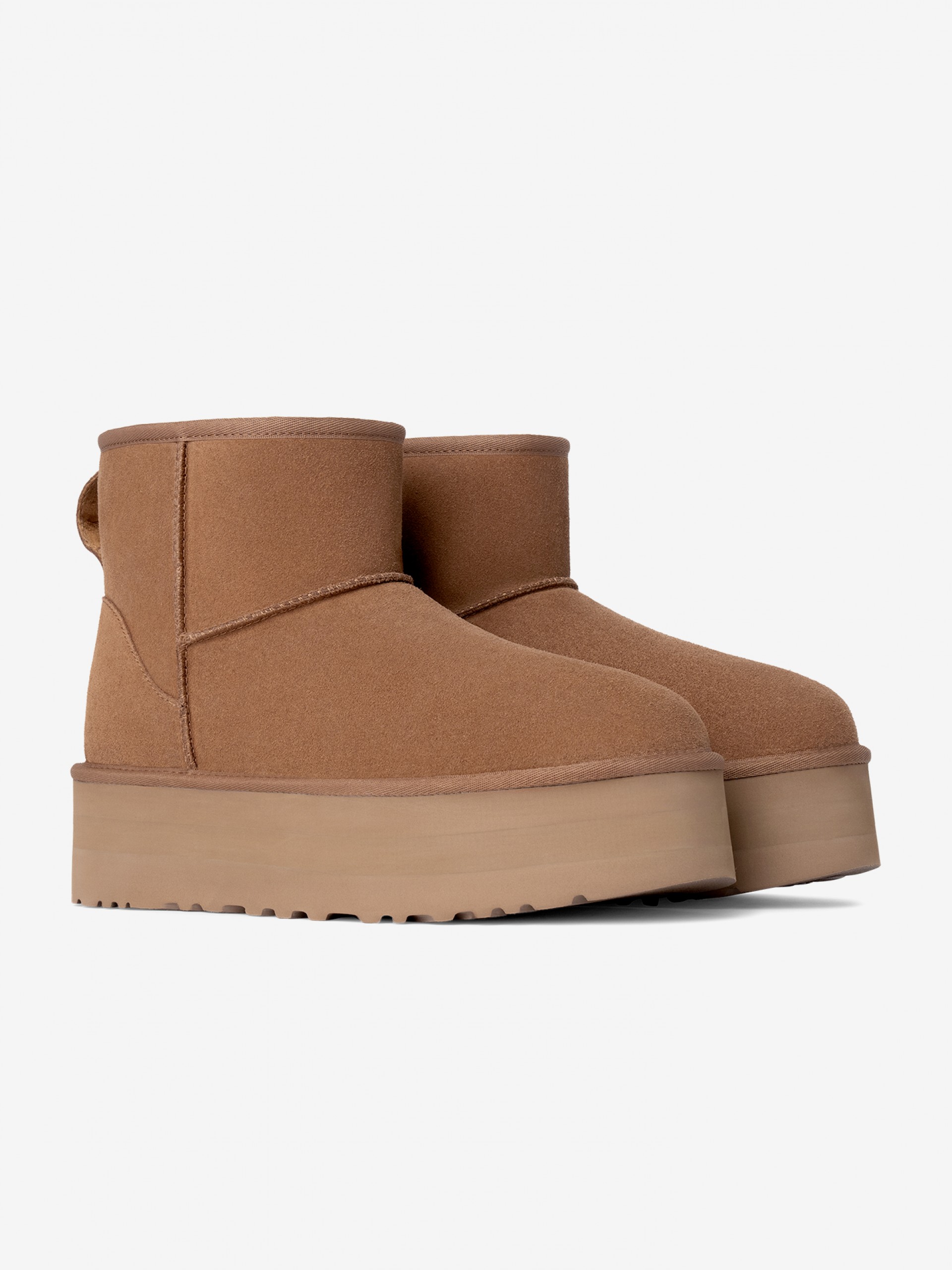 Botas Ugg Classic Mini Platform Camel Para Mulher