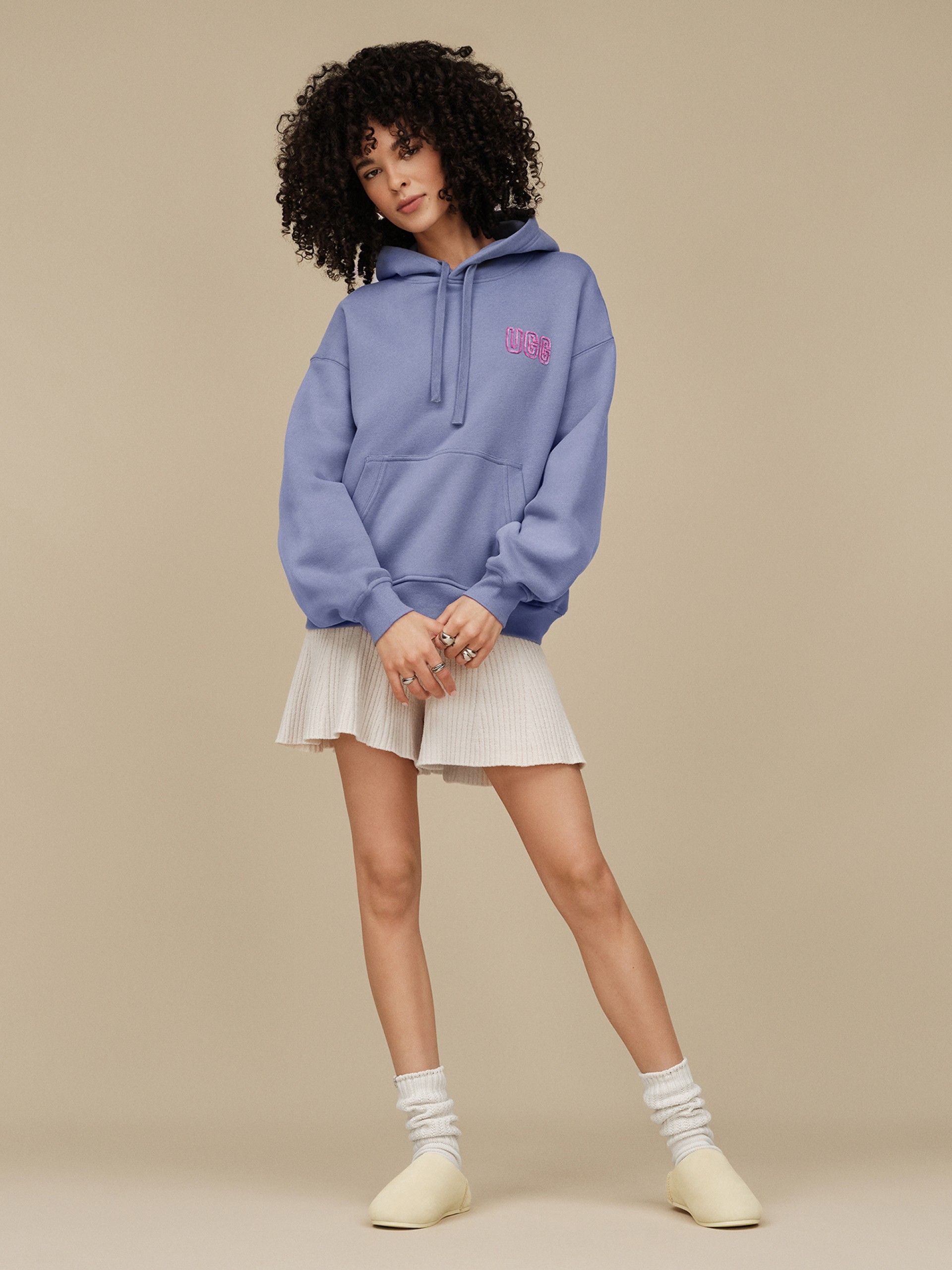 Pantufas Ugg Elea Slip-On Amarelas Para Mulher