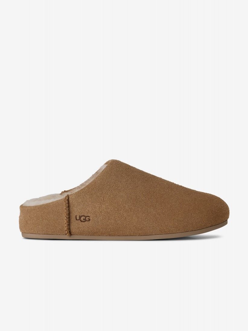 Pantufas Ugg Elea Slip-On Camel Para Mulher