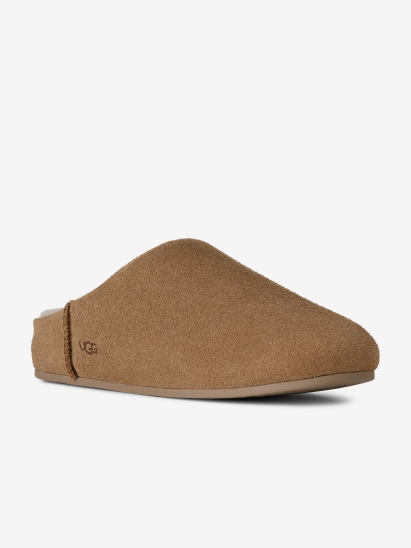 Pantufas Ugg Elea Slip-On Camel Para Mulher