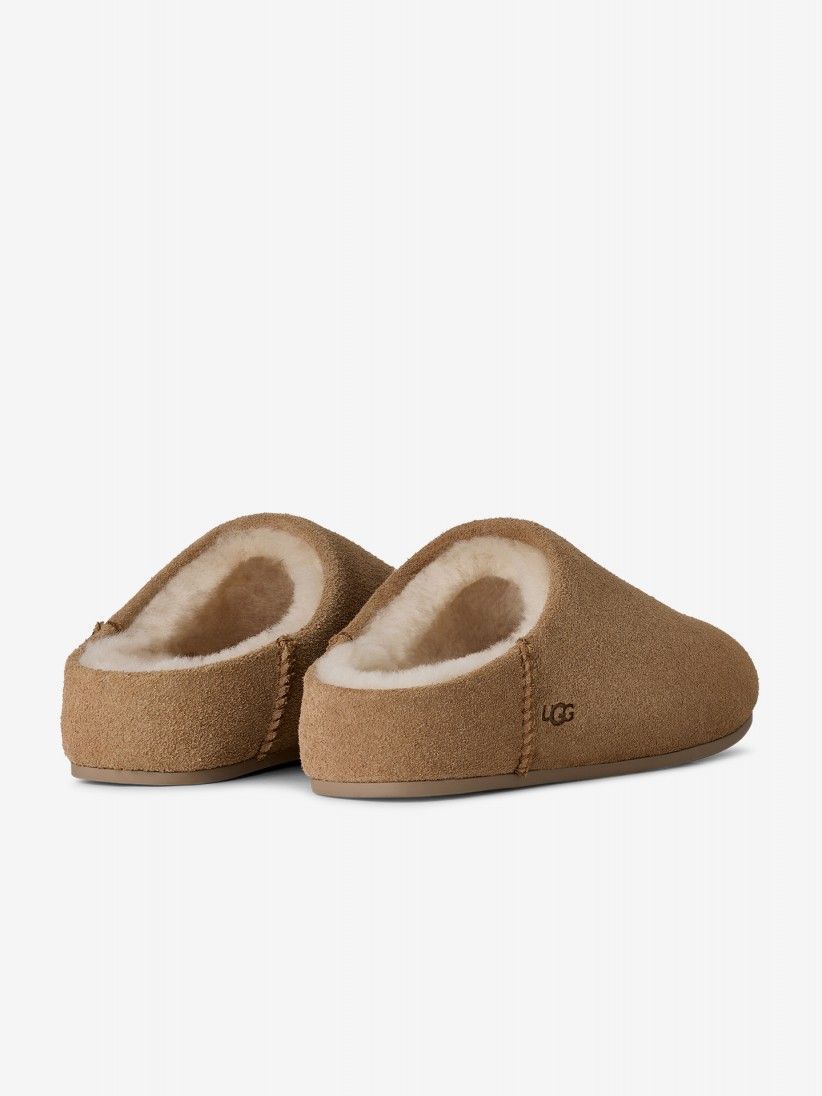 Pantufas Ugg Elea Slip-On Camel Para Mulher