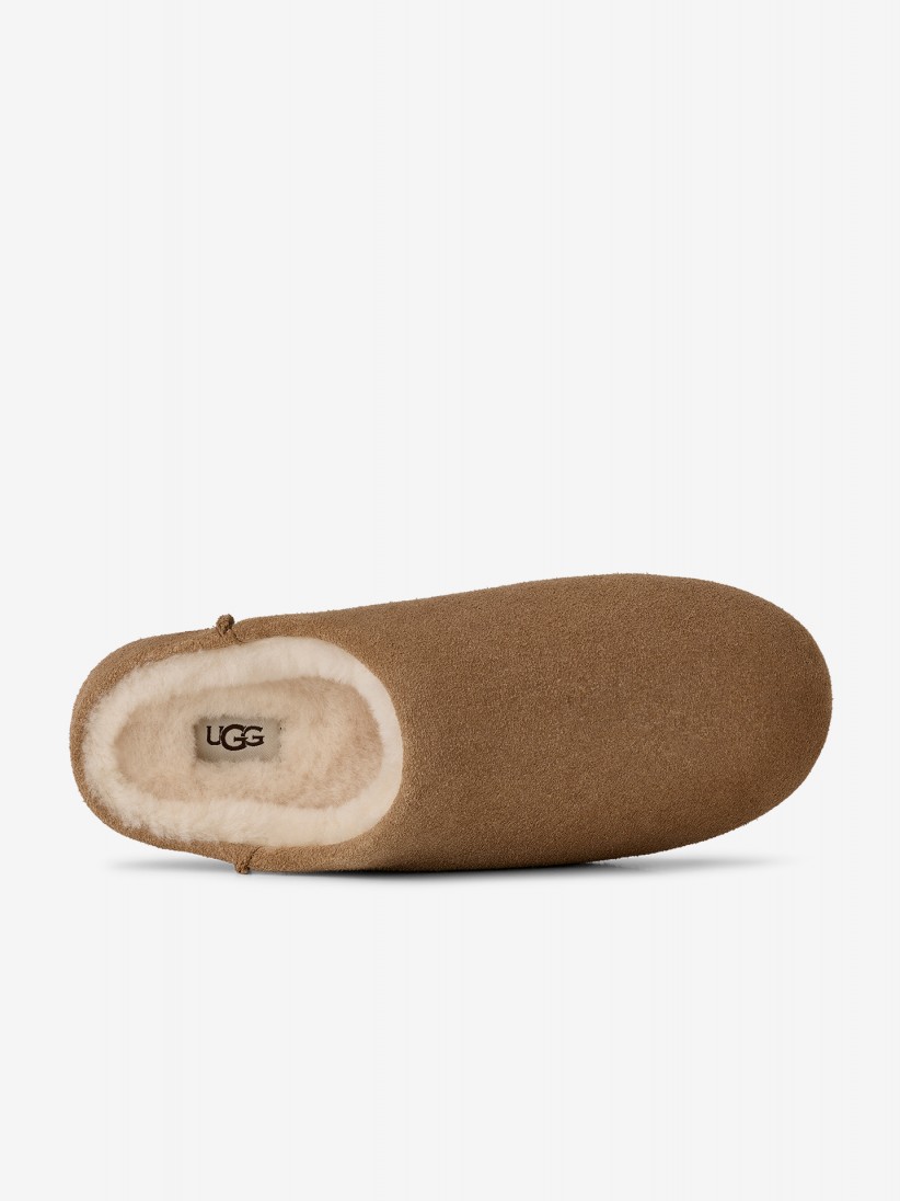 Pantufas Ugg Elea Slip-On Camel Para Mulher