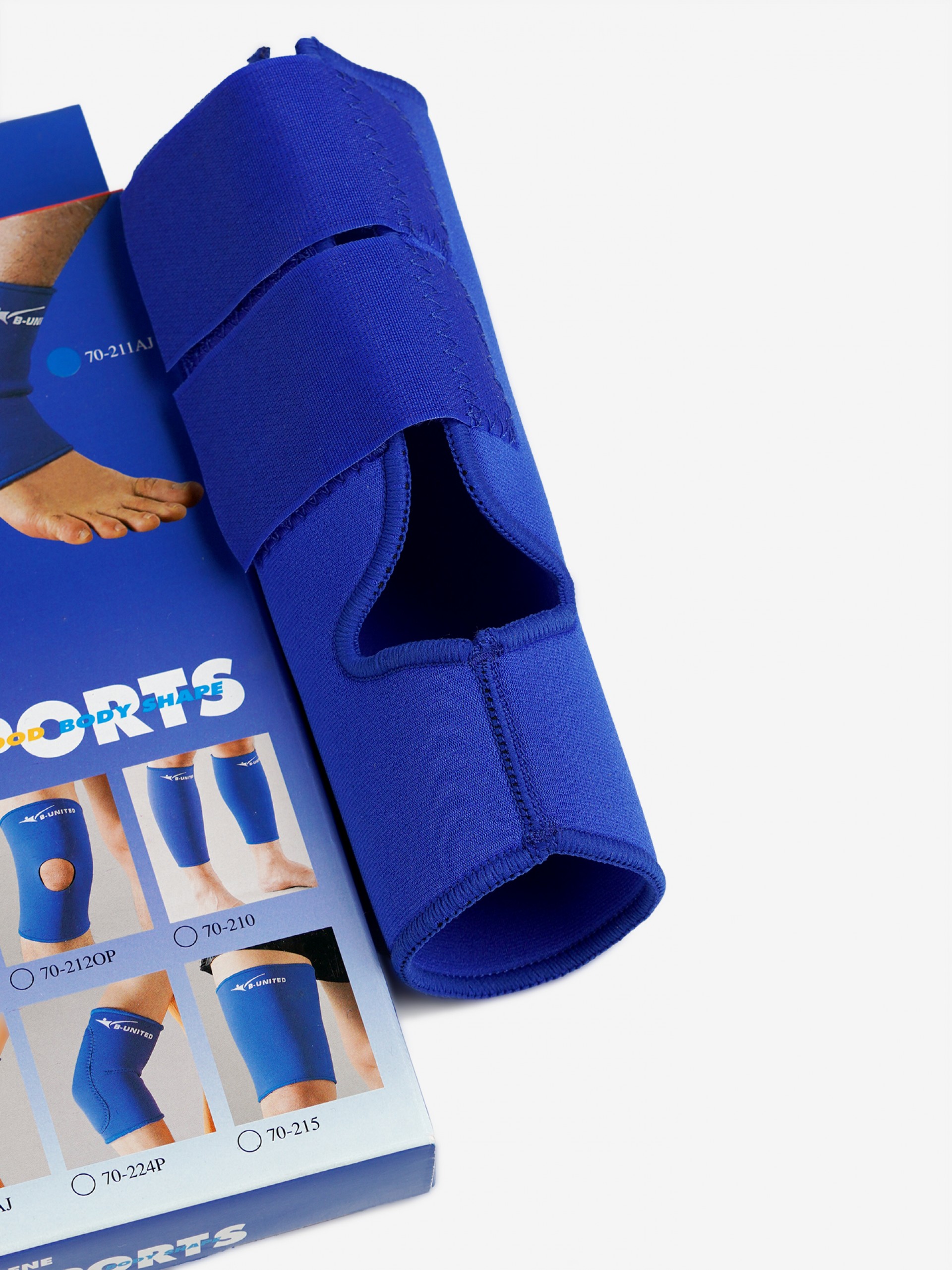 Soporte de Tobillo Thermal Footwear Con Velcro Azul