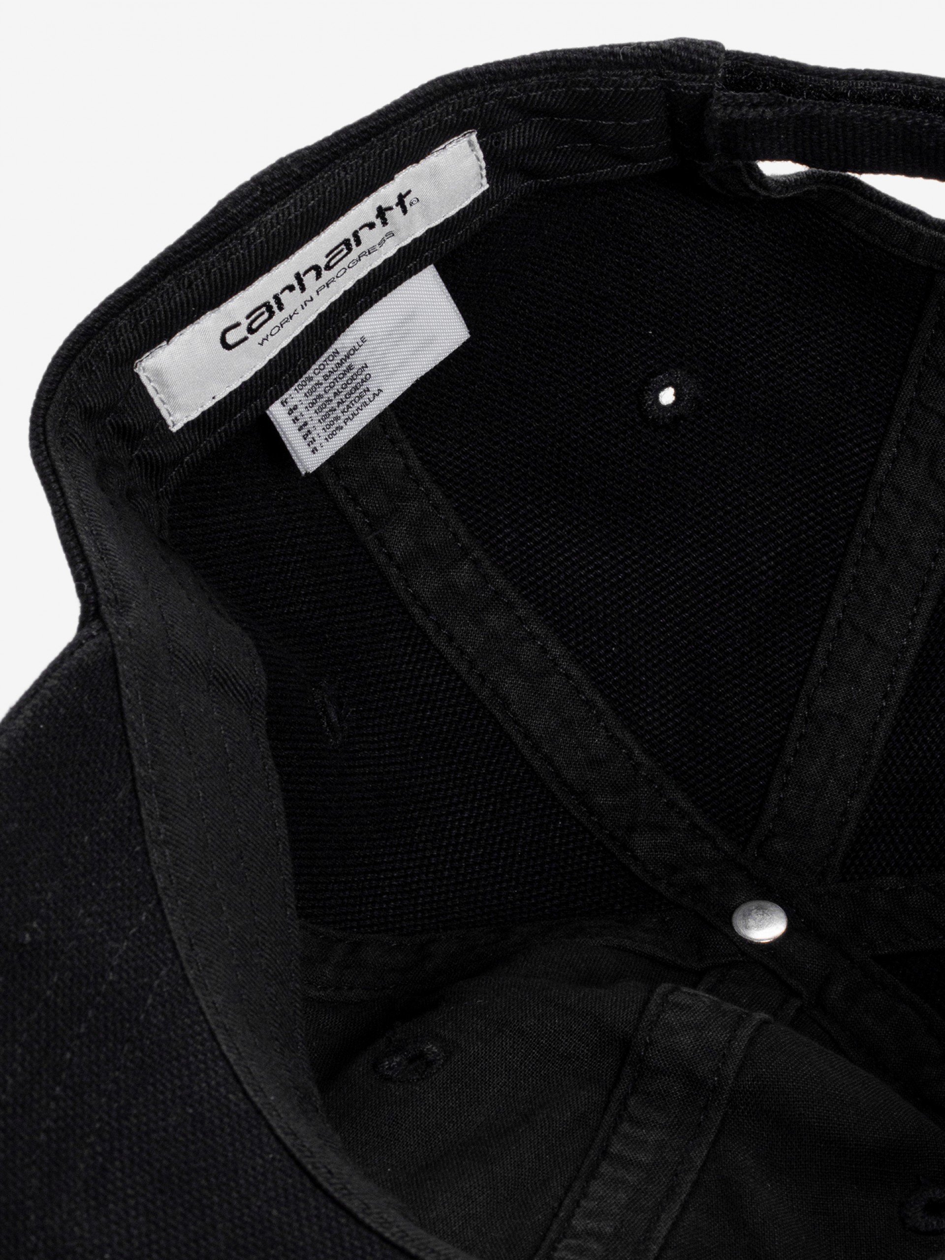 Carhartt WIP Selby Canvas Black Cap