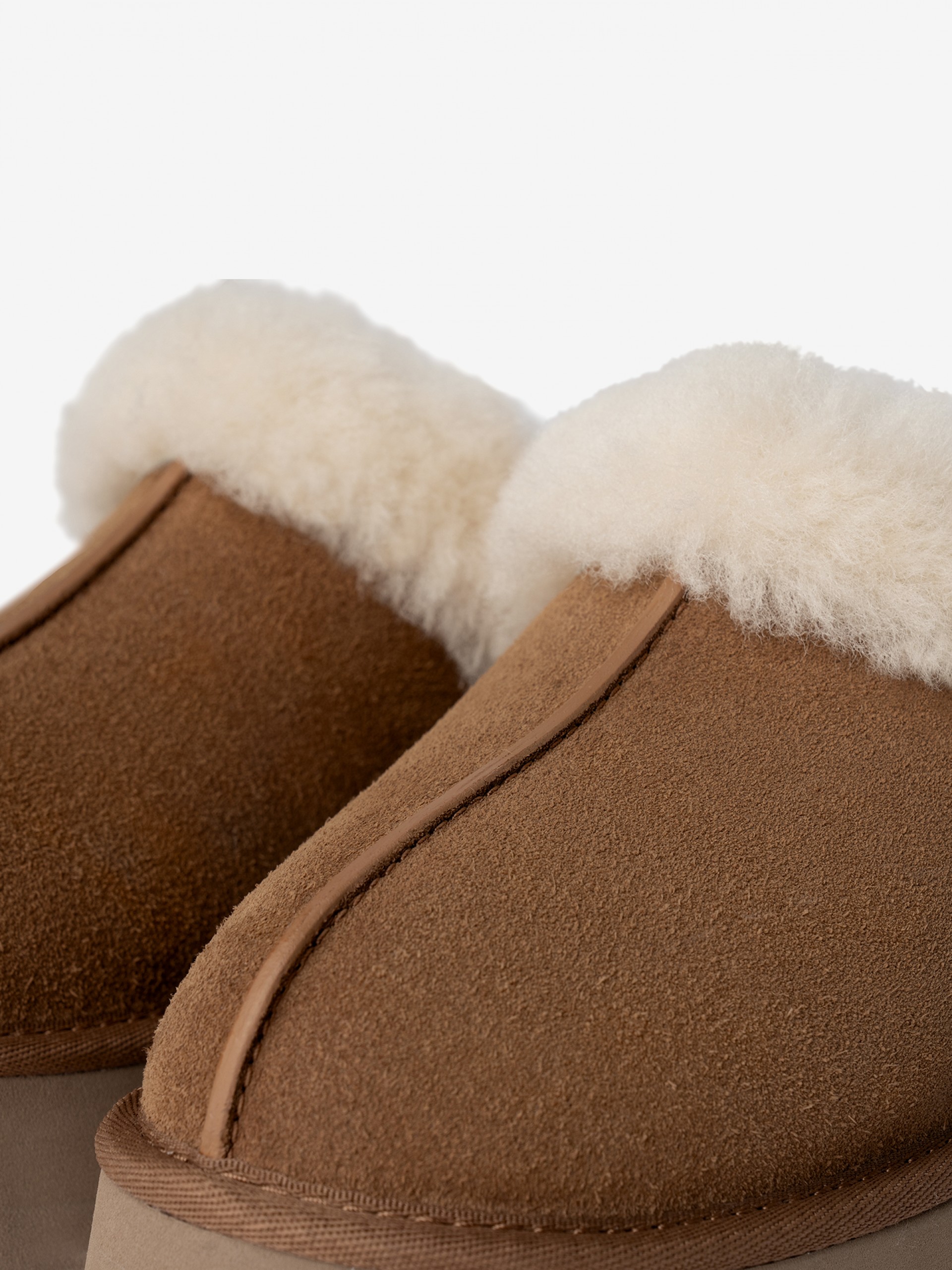 Ugg Disquette Camel Slippers For Women