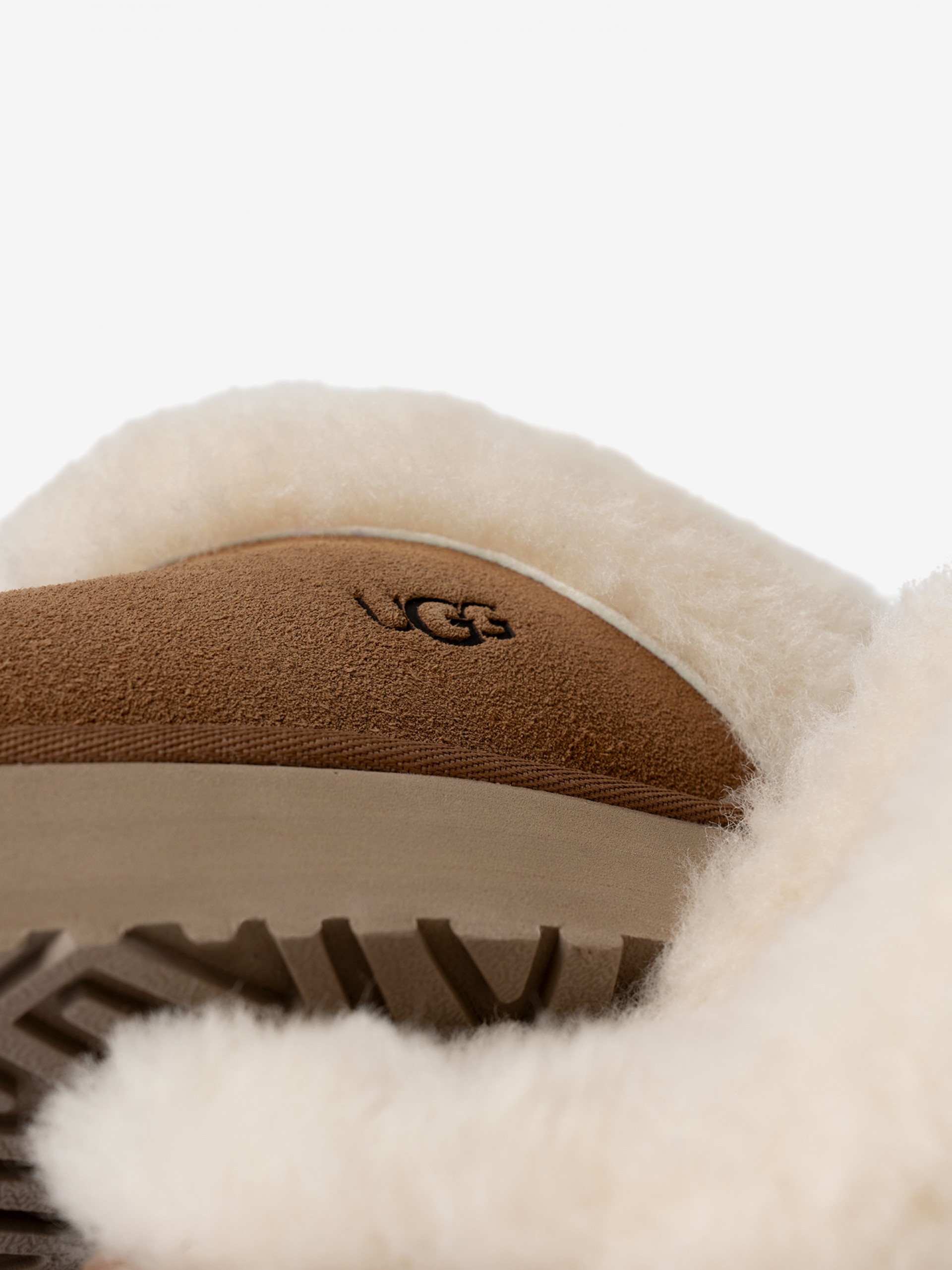 Ugg Disquette Camel Slippers For Women