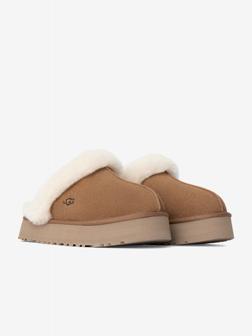 Ugg Disquette Camel Slippers For Women