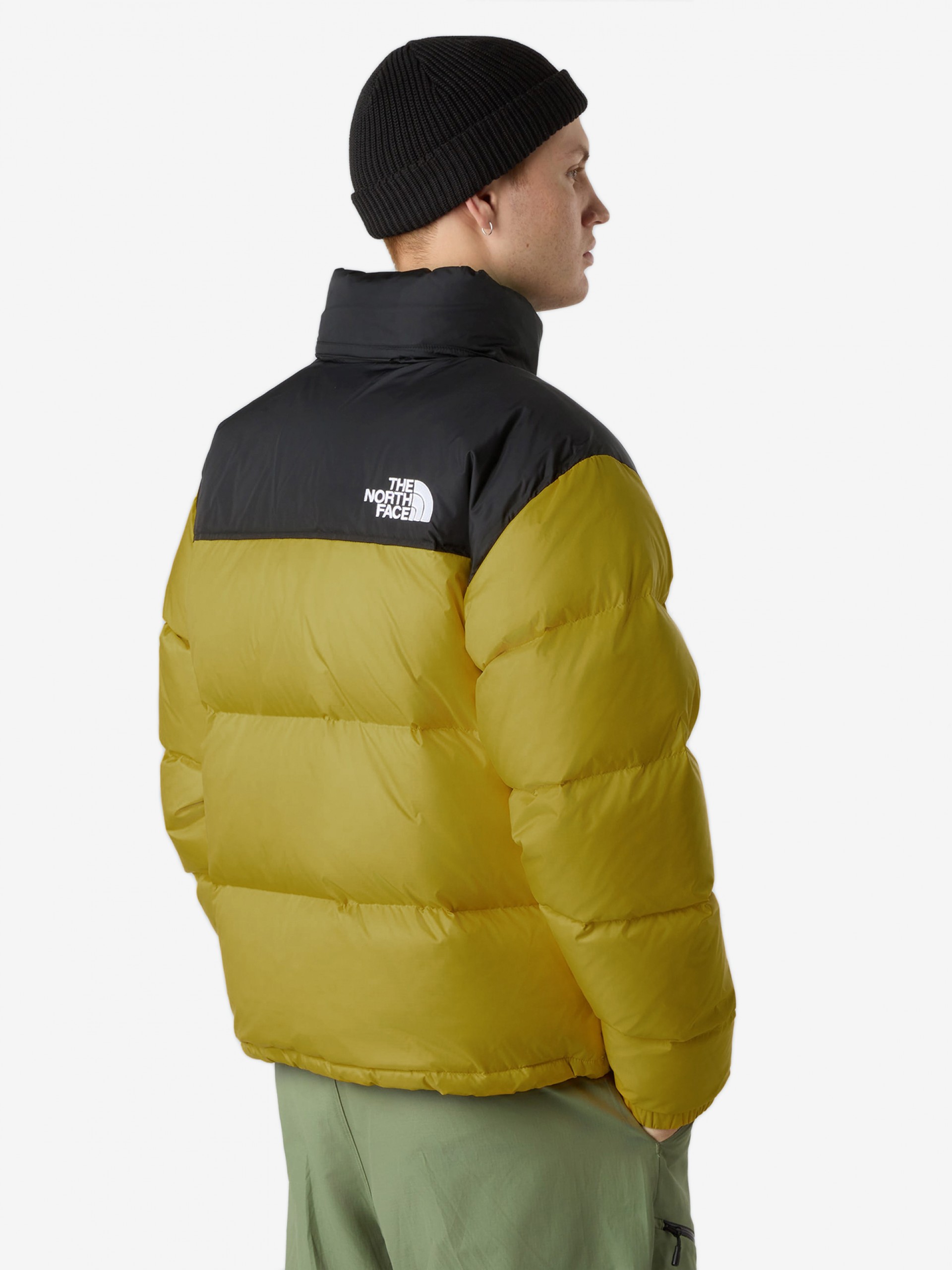 Chaqueta con Capucha The North Face 1996 Retro Nuptse Verde y Negra