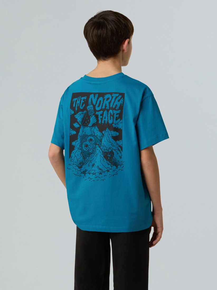 The North Face Sports Oversized Pocket Blue Kids T-shirt The North Face Sports Oversized Pocket Blue Kids T-shirt