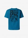 The North Face Sports Oversized Pocket Blue Kids T-shirt The North Face Sports Oversized Pocket Blue Kids T-shirt