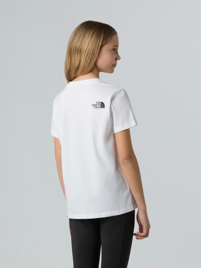T-shirt The North Face Teen Easy Branca Kids
