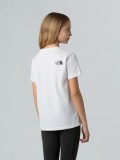 T-shirt The North Face Teen Easy Branca Kids
