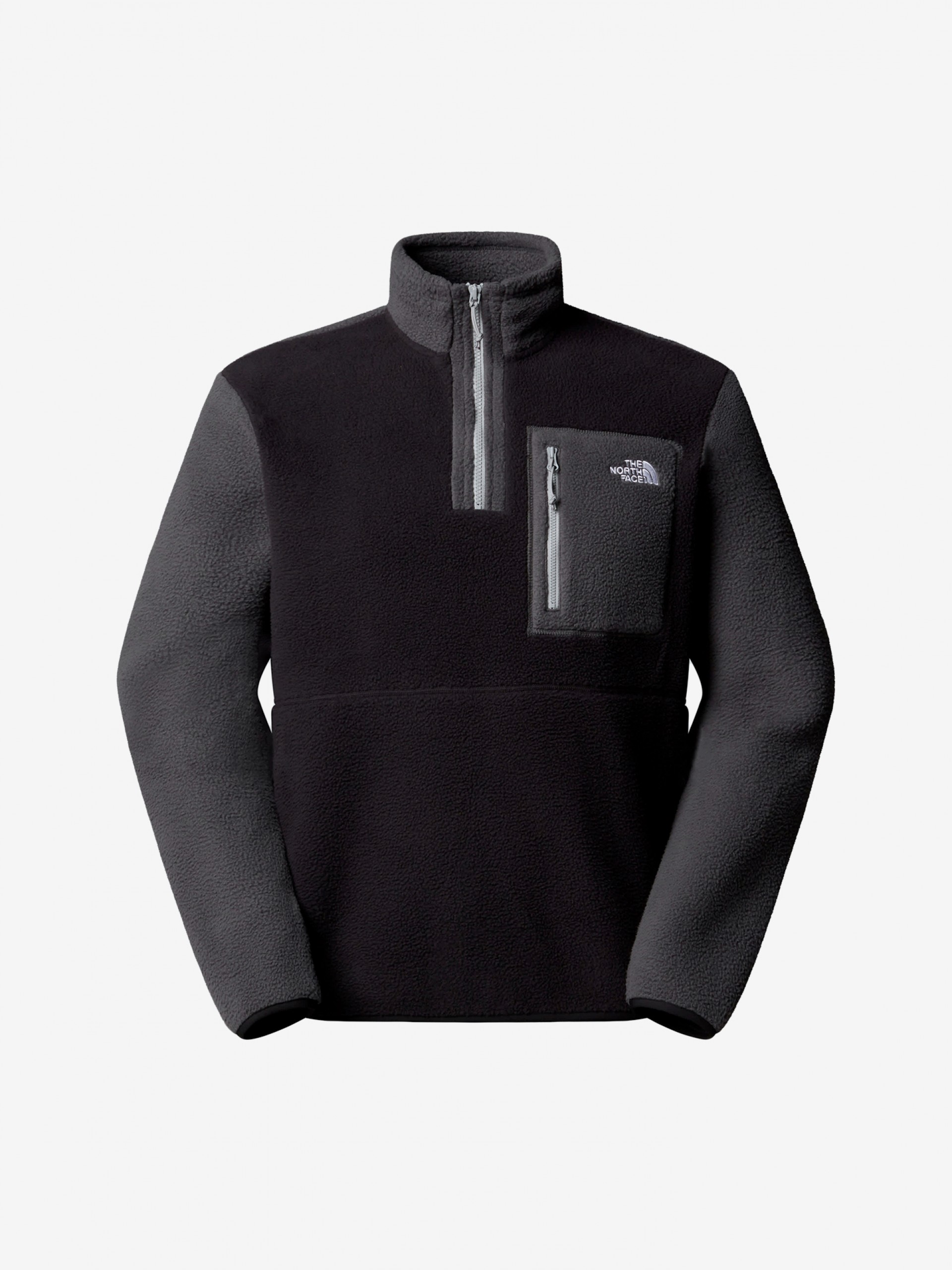 Camisola com Fecho The North Face Yumiori Polar Preta e Cinzenta